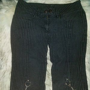 Lip Service black pinstripe capris